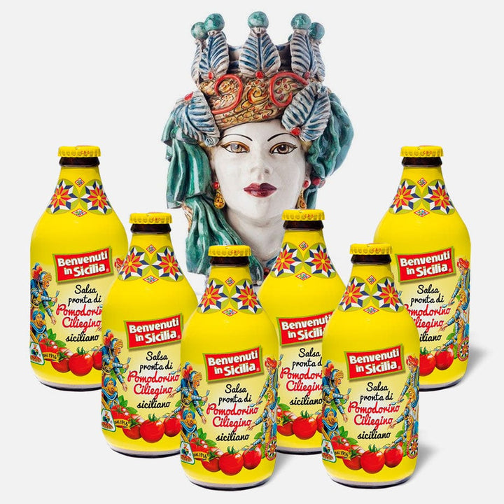 Ciliegino Tomato Sauce - Benvenuto in Sicilia (Box n° 6 Bottles
