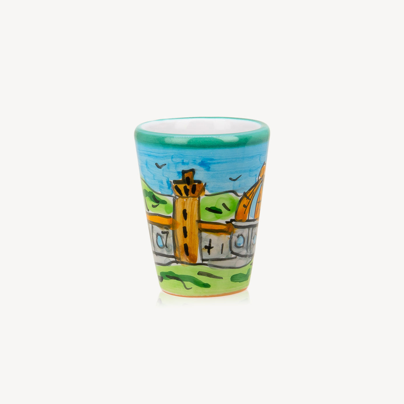 Memoritaly Firenze Handmade Painted Glasses (2 pcs)