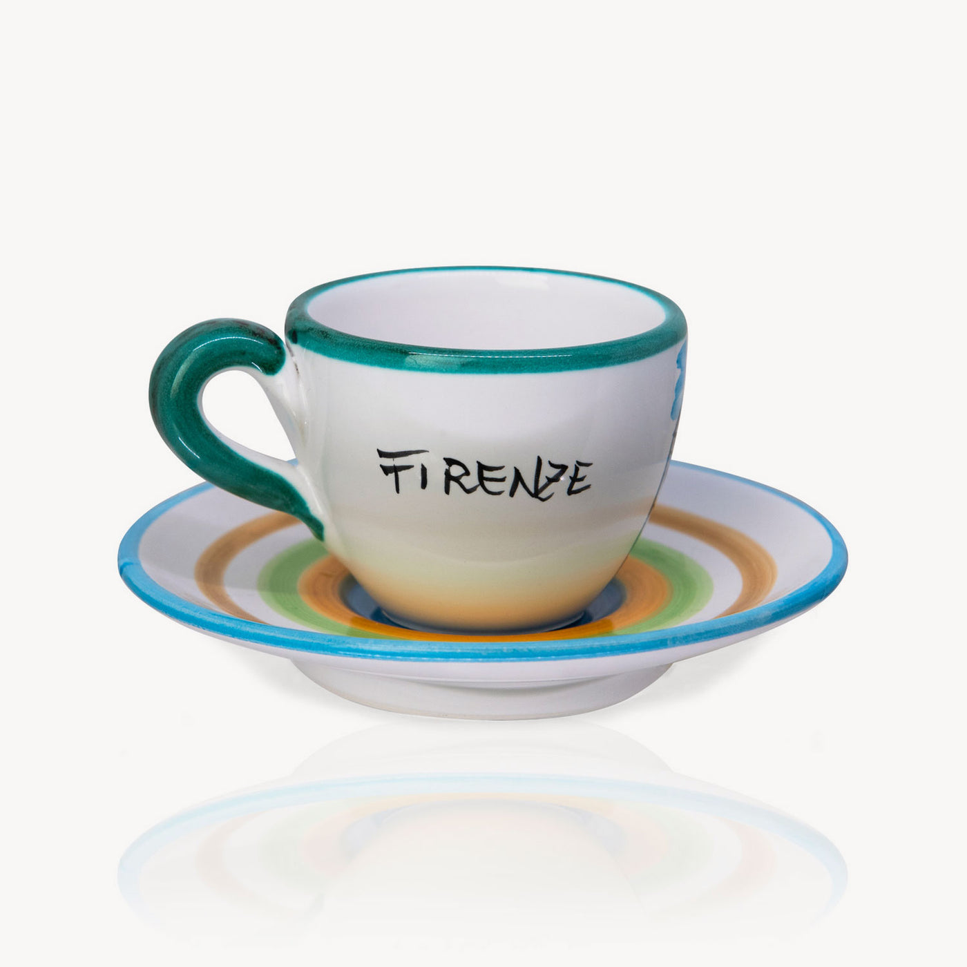 "Firenze" - Hand-painted Espresso Cup