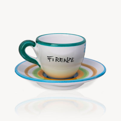 "Firenze" - Hand-painted Espresso Cup