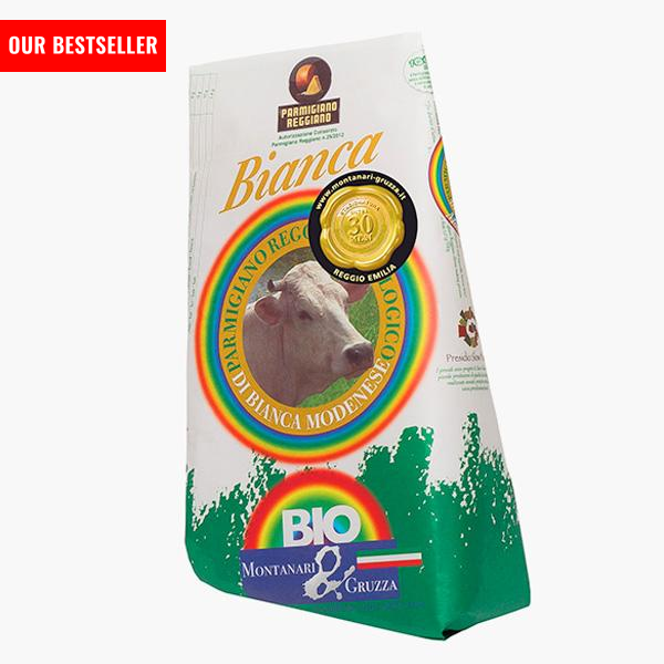 Organic Modenese White Parmigiano Reggiano 'Vacche Bianche'