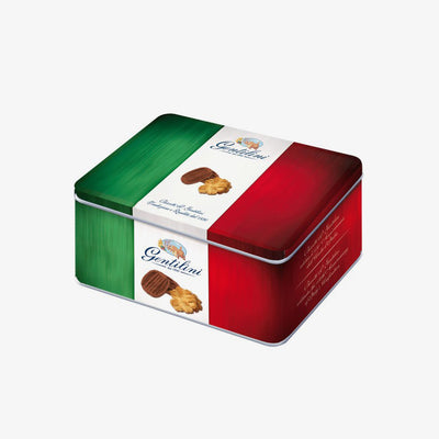 Tricolor biscuit tin - Fine Food Gifts | Italian Gift Baskets – Dolceterra Italian Within US Store‎