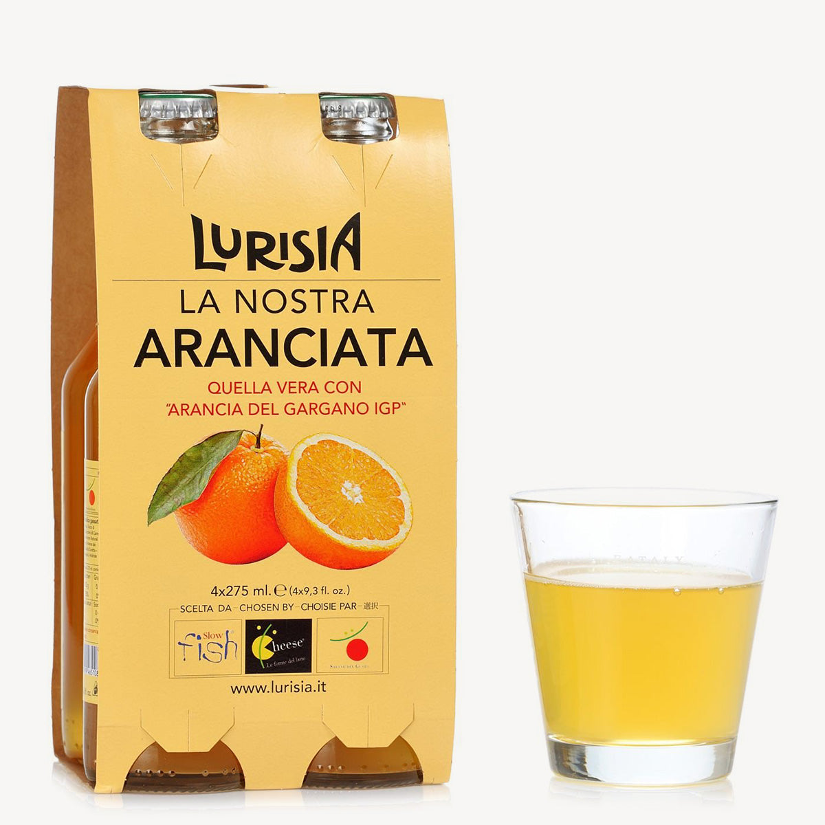 Aranciata Lurisia (4 x 9,3 oz)