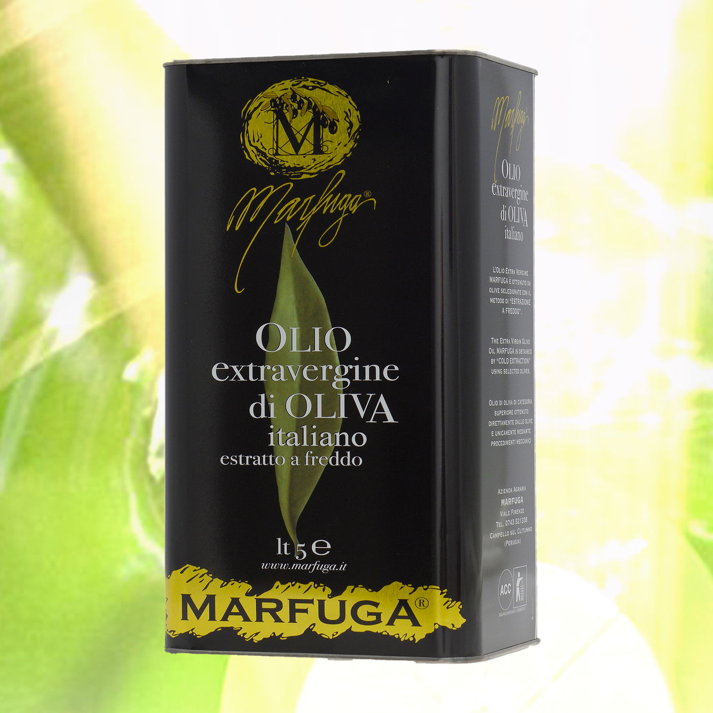 MARFUGA UMBRIA EXTRA VIRGIN OLIVE OIL 3 Lt. Can