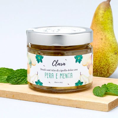 I magnifici Dolceterra - Sweet onion petals in oil with pears and mint