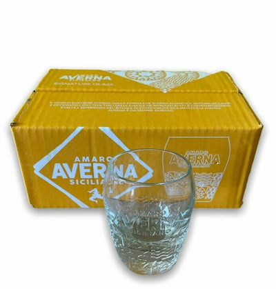 Amaro Averna 'SICILIA Amphora' Glasses Set X6