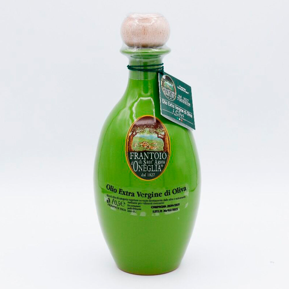 Handmade Jar Green Ligurian EVOO - Sant'Agata d'Oneglia