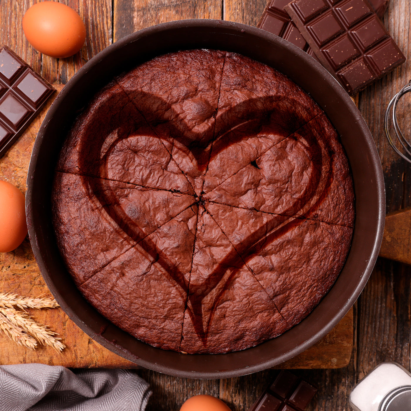 Gâteau gourmand au chocolat italien