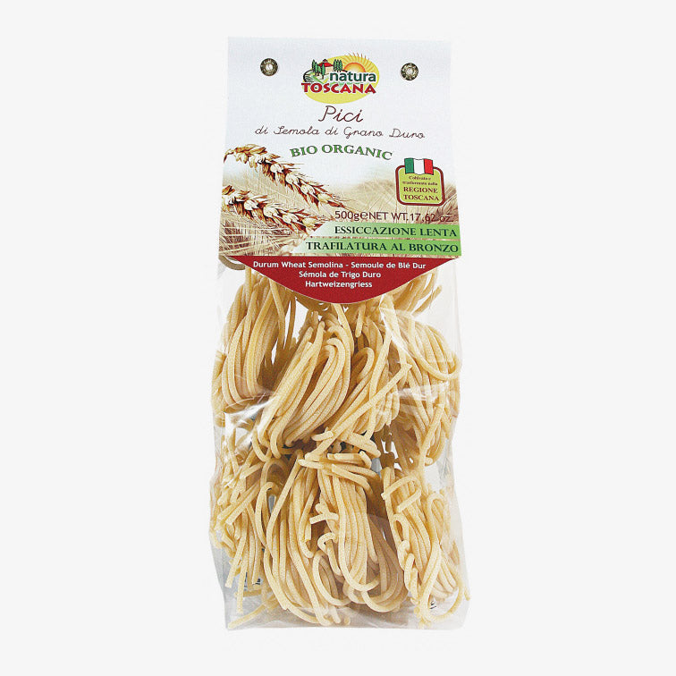 Organic Tuscan Pici Pasta (3 pcs)