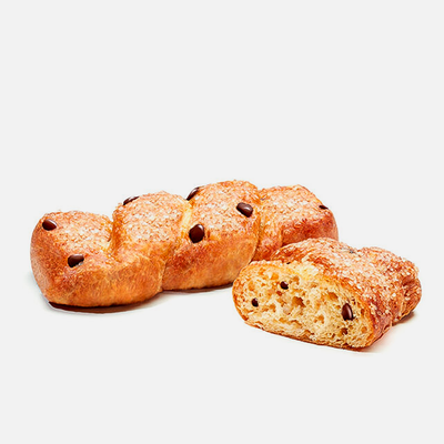Artisan Treccia Pasta Sfogliata with chocolate