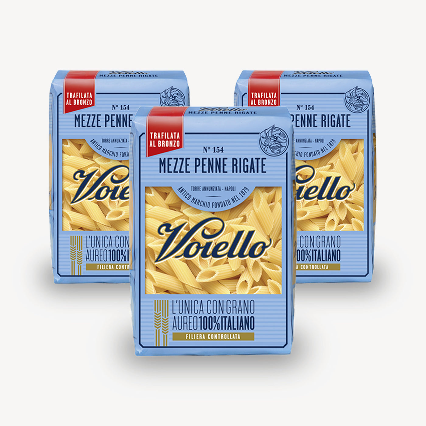 Mezze Penne Rigate - VOIELLO (n° 3 Gift Box)